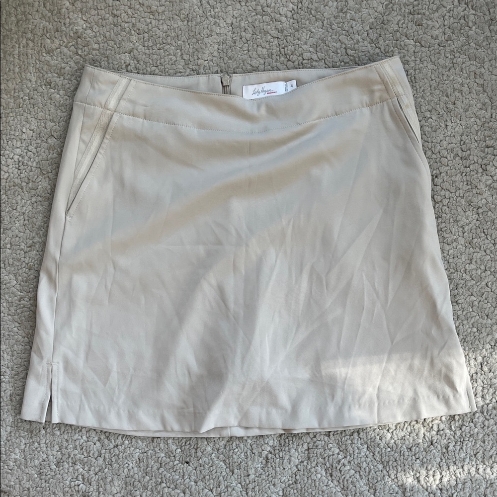 Lady Hagen Beige Golf Skort